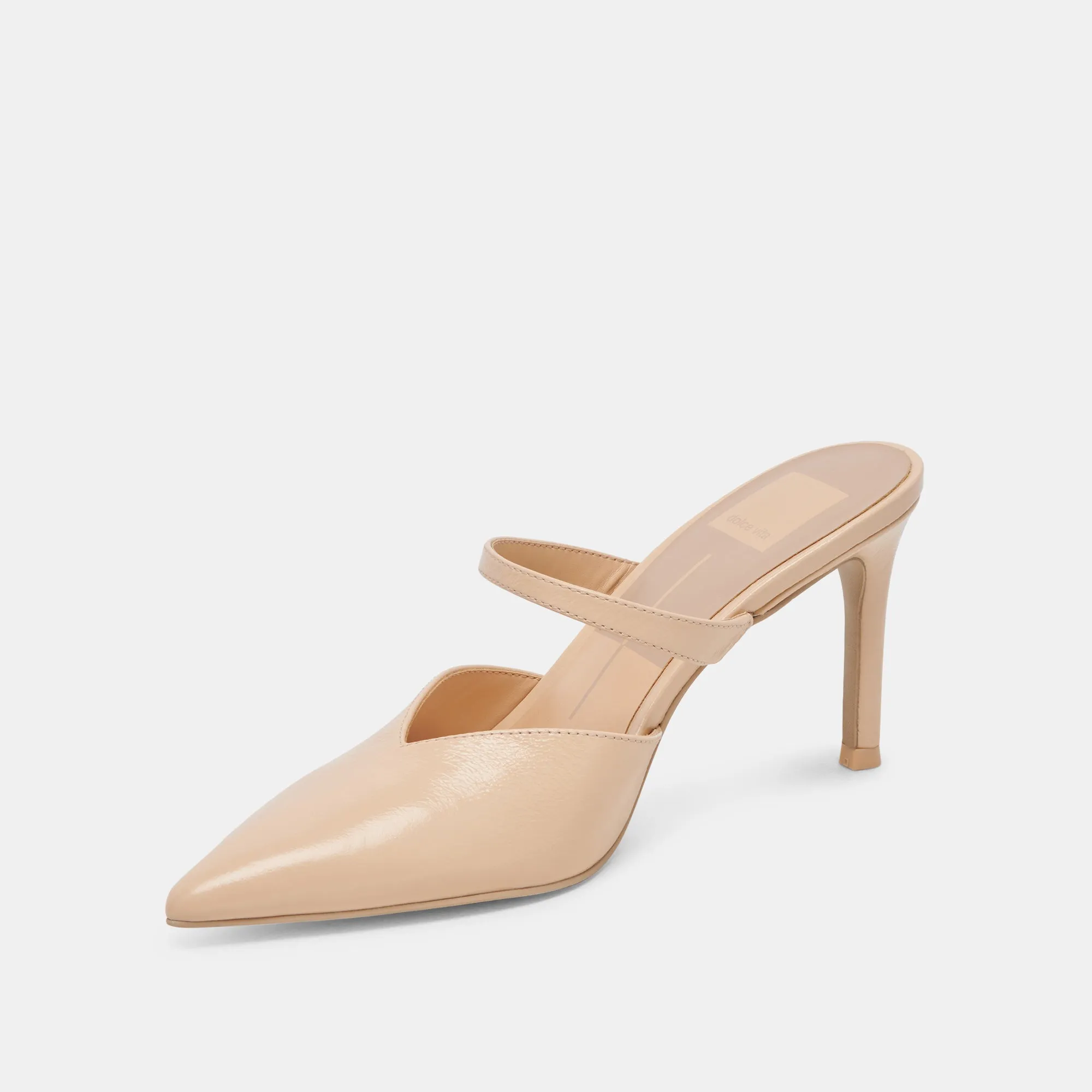 KANIKA HEELS FRENCH VANILLA CRINKLE PATENT Young Mood