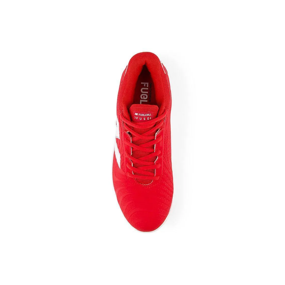 New Balance Women's FuelCell FUSE v4 Molded Fastpitch Softball Cleats - Team Red/Optic White - SPFUSER4 Vibrant Look Boosted flair