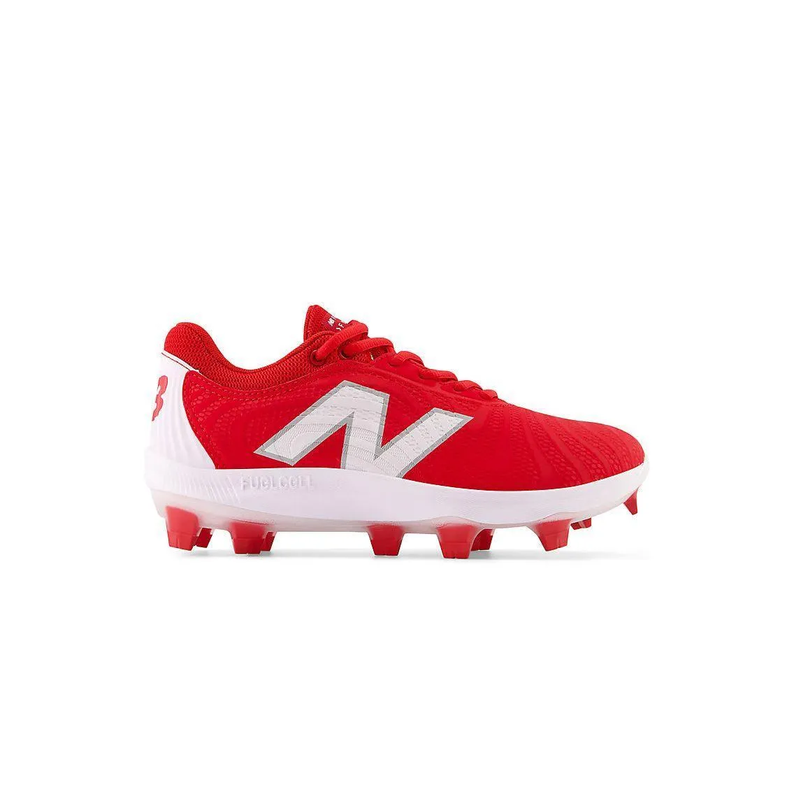 Luxe Comfort New Balance Women's FuelCell FUSE v4 Molded Fastpitch Softball Cleats - Team Red/Optic White - SPFUSER4