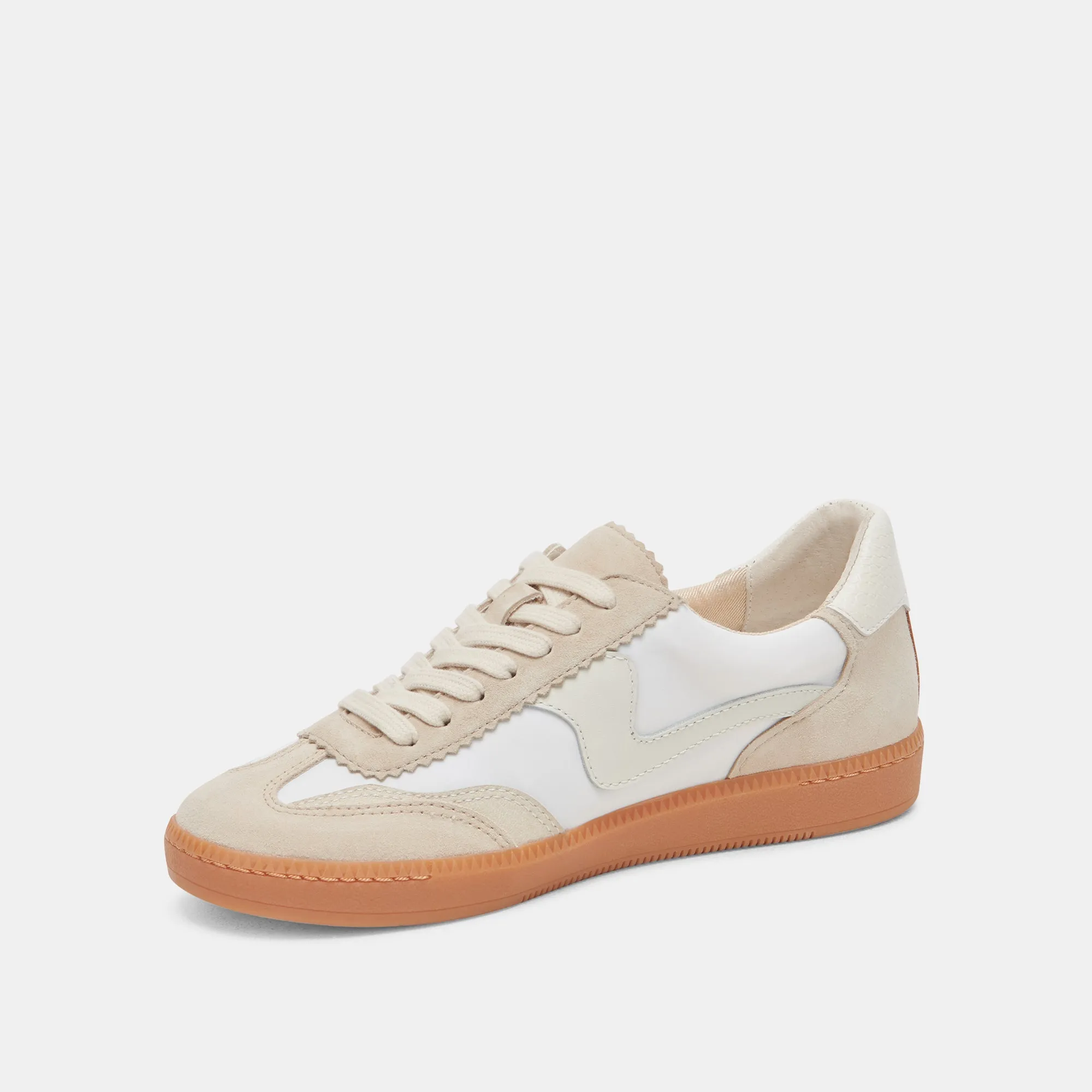 NOTICE WIDE SNEAKERS IVORY MULTI NYLON Core Cushion No-Slip Grip