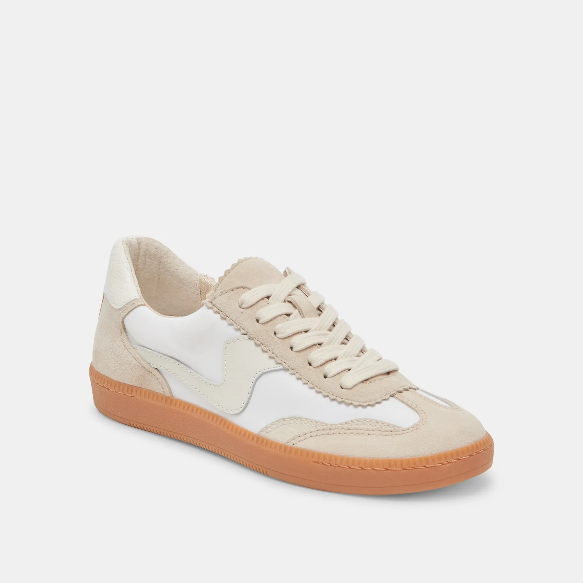 Soft Flex Stylish Stripes NOTICE WIDE SNEAKERS IVORY MULTI NYLON