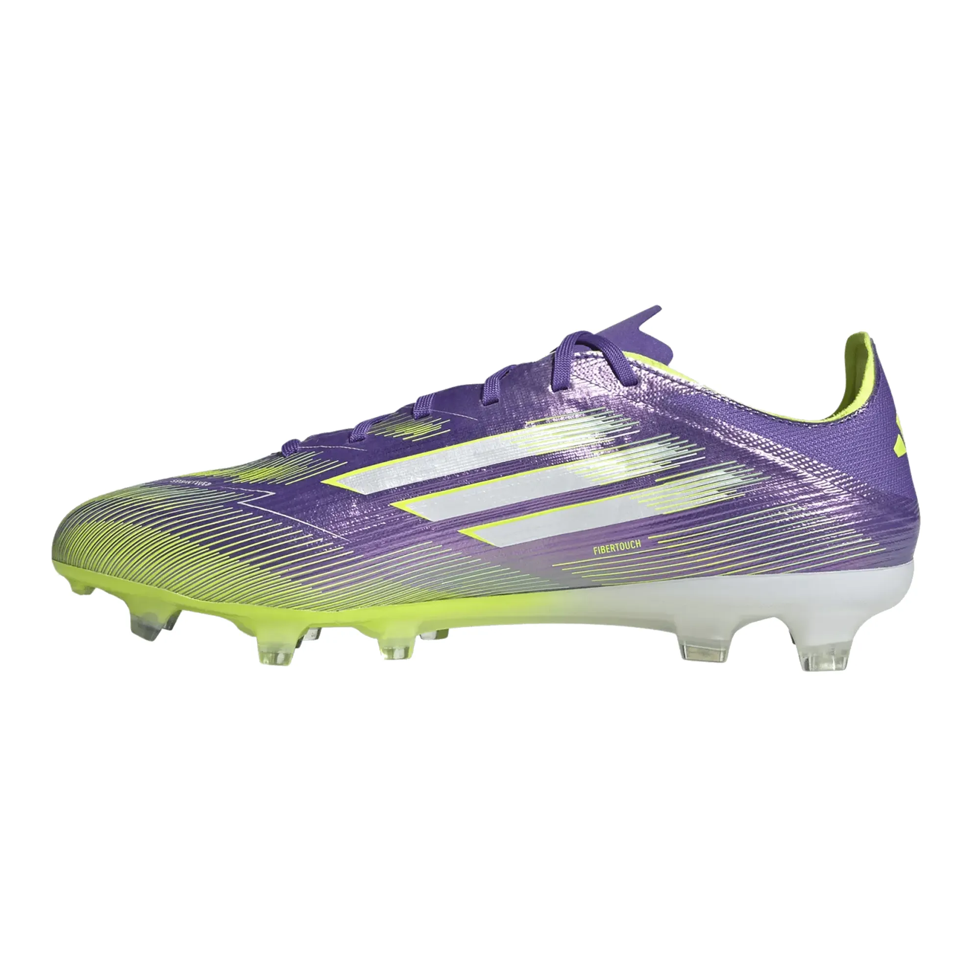 adidas F50 Pro FG Soccer Cleats (Purple Rush/Lucid Lemon) Synthetic Field