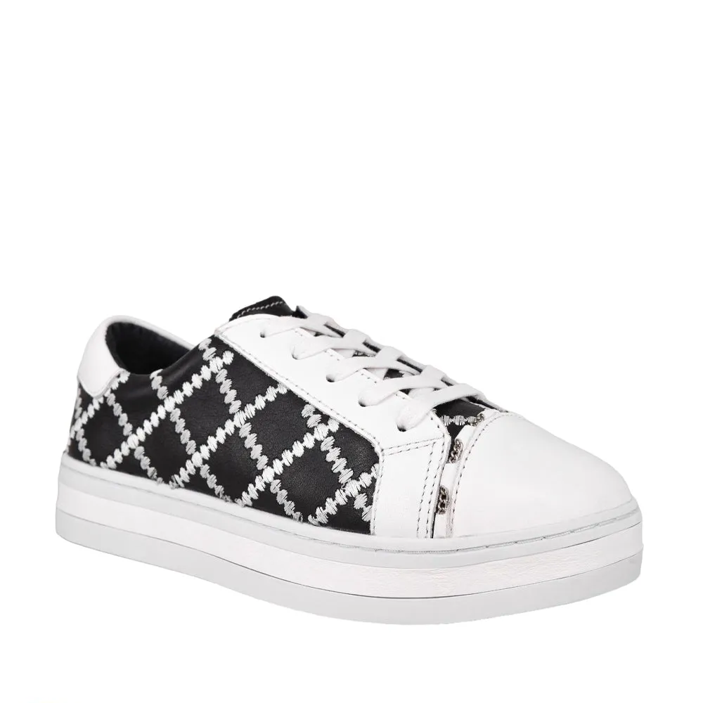 Fiber Mix Linen Air ALFIE & EVIE PLEAT WHITE BLACK