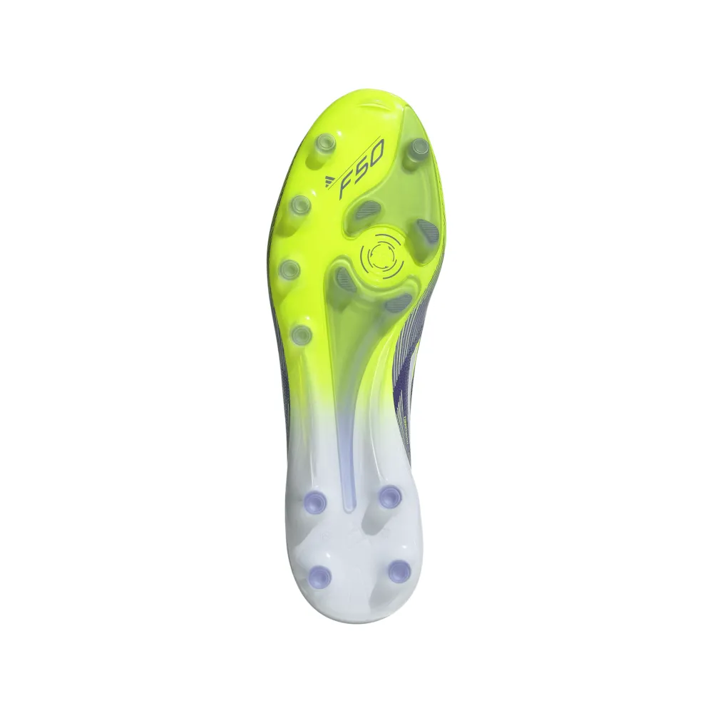 deepest Fashion-forward flair Adidas F50 Elite AG Football Boots (Purple Rush/Cloud White/Lucid Lemon)