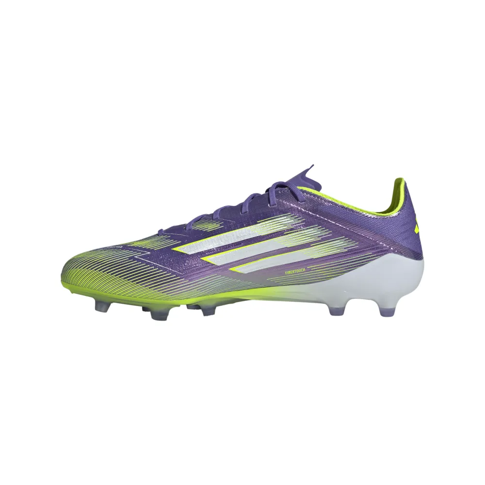 Adidas F50 Elite AG Football Boots (Purple Rush/Cloud White/Lucid Lemon) luxury - level