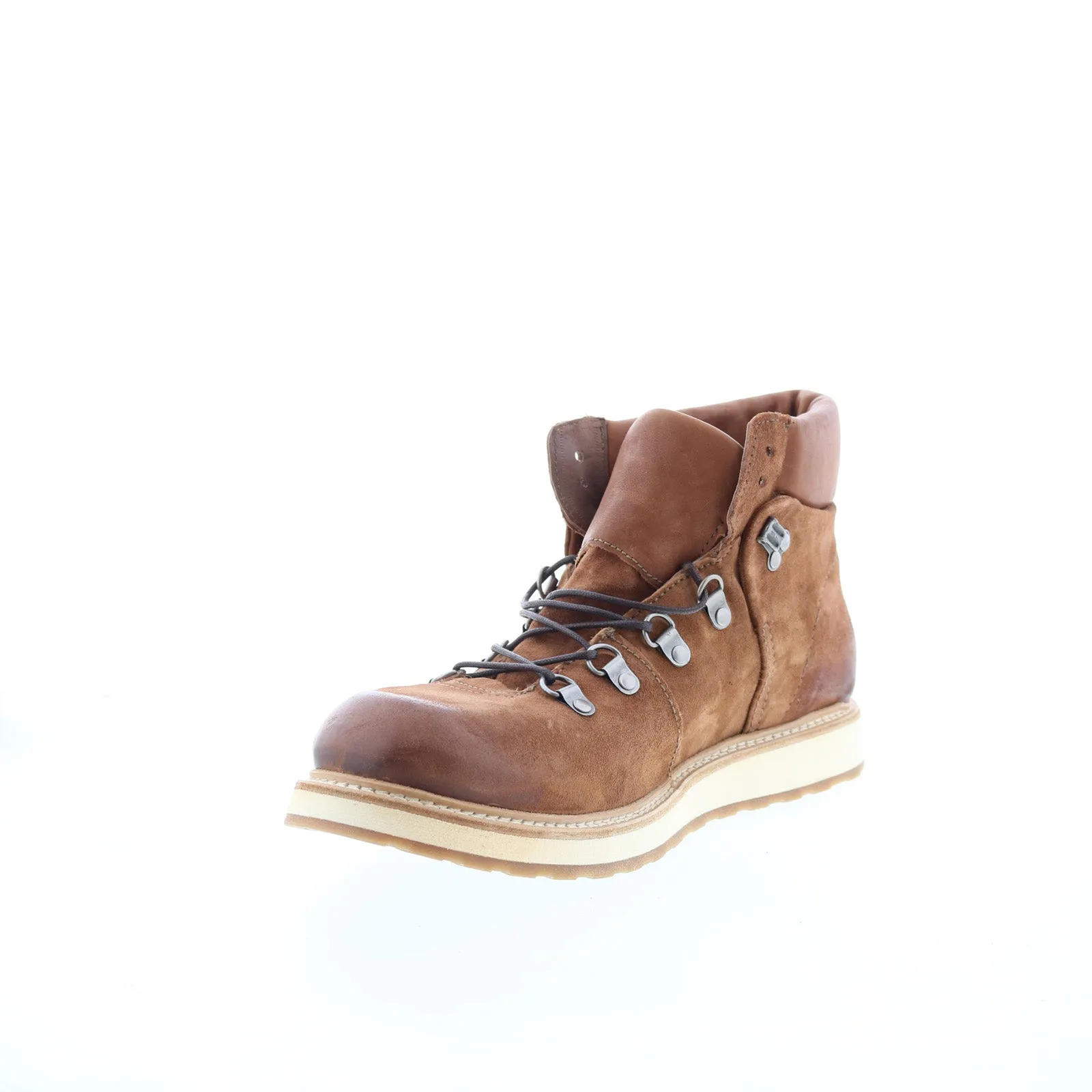 Low Profile Warehouse Worker A.S. 98 Cannon Mens Brown Leather Lace Up Casual Dress Boots