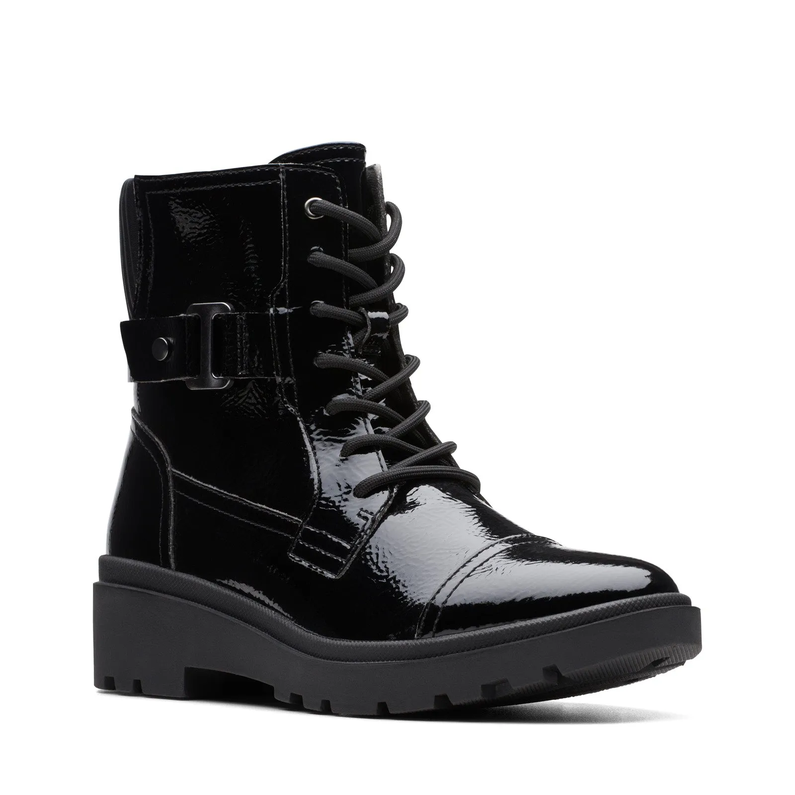 Tourist Smooth Form Clarks Calla Dance 26176250 Womens Black Wide Leather Casual Dress Boots