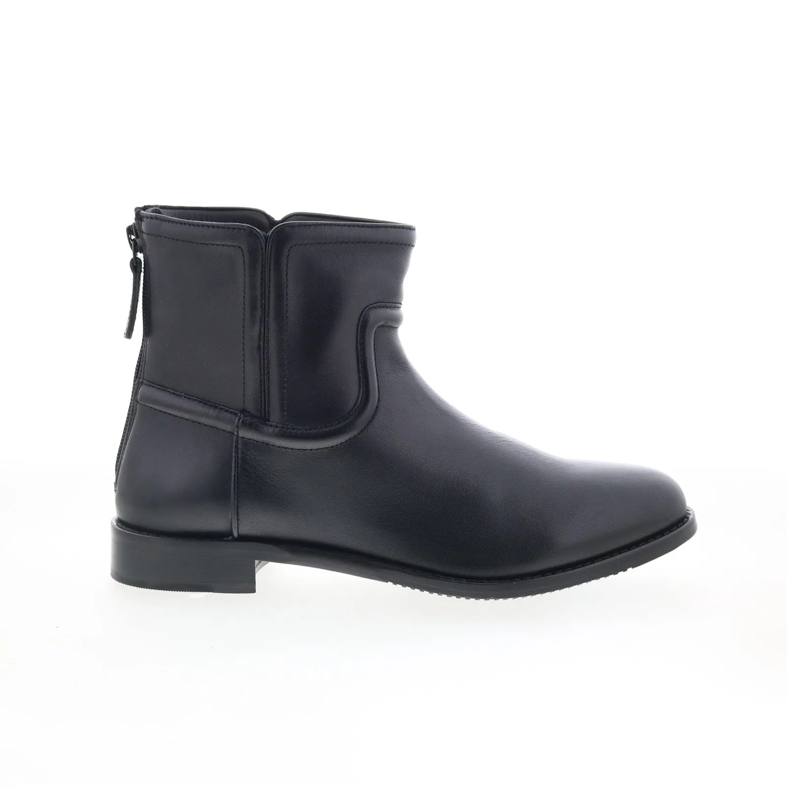 Multi-Function Wear Comfortable fit Johnston & Murphy Darby Back-Zip Bootie Womens Black Ankle & Booties Boots