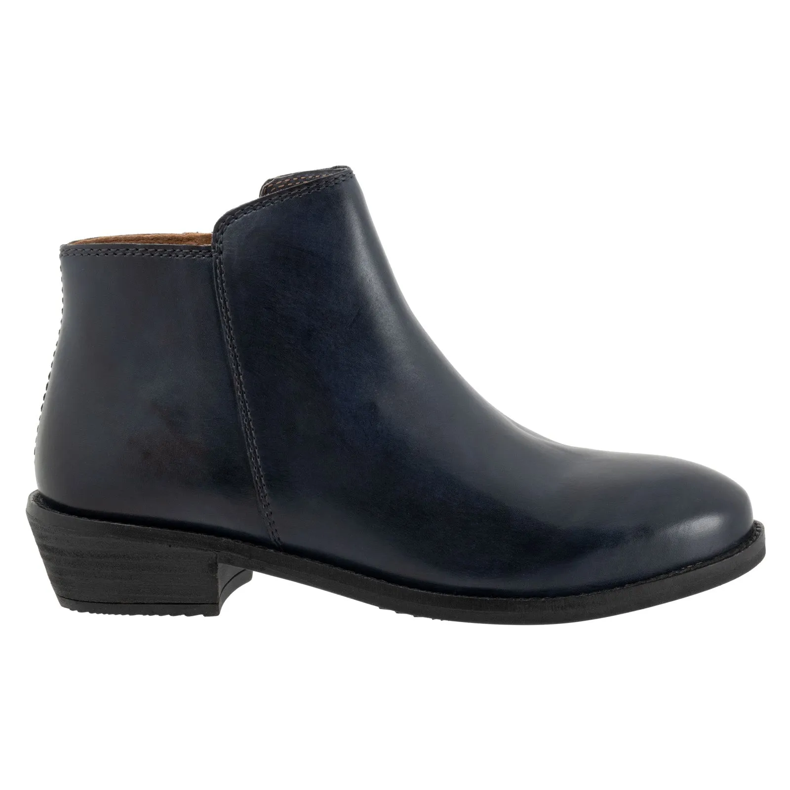 Functional Footwear Softwalk Rocklin 2.0 S2364-400 Womens Blue Wide Ankle & Booties Boots