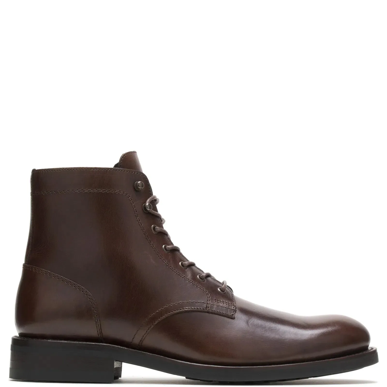 Synthetic Upper light texture Wolverine Blvd 6" Plain Toe W990087 Mens Brown Leather Casual Dress Boots