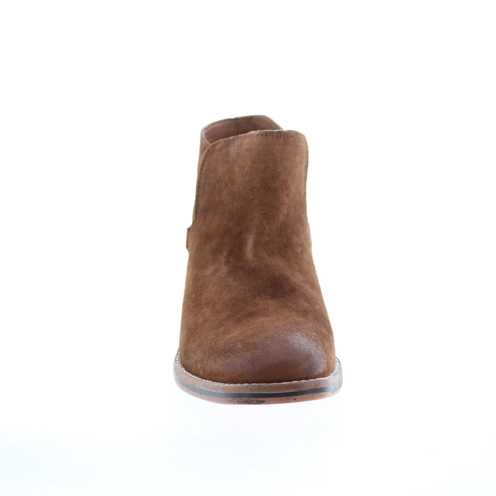 Hunter Diba True Casp Ian 69511 Womens Brown Suede Slip On Ankle & Booties Boots