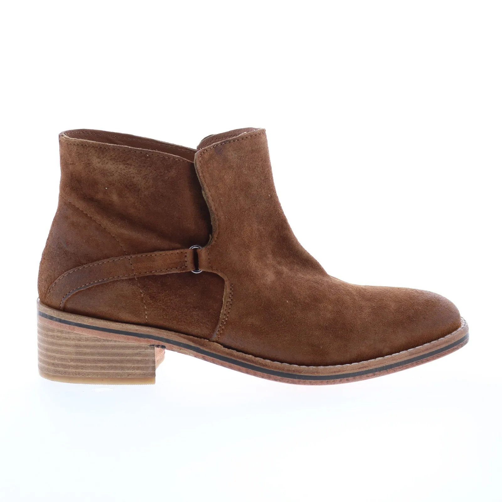All Function Diba True Casp Ian 69511 Womens Brown Suede Slip On Ankle & Booties Boots