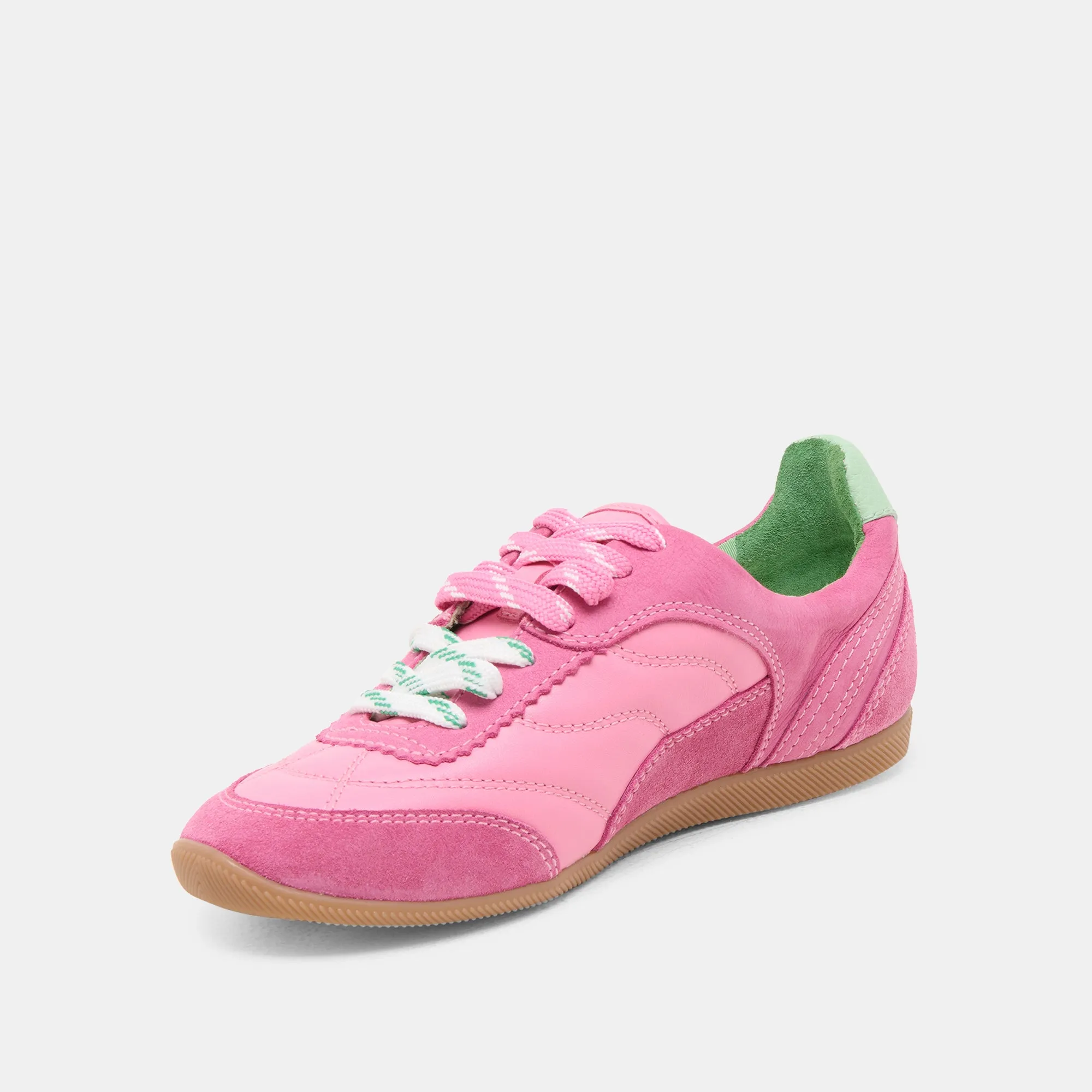 Plush Touch Sophisticated Comfort LAINI SNEAKERS PINK MULTI LEATHER