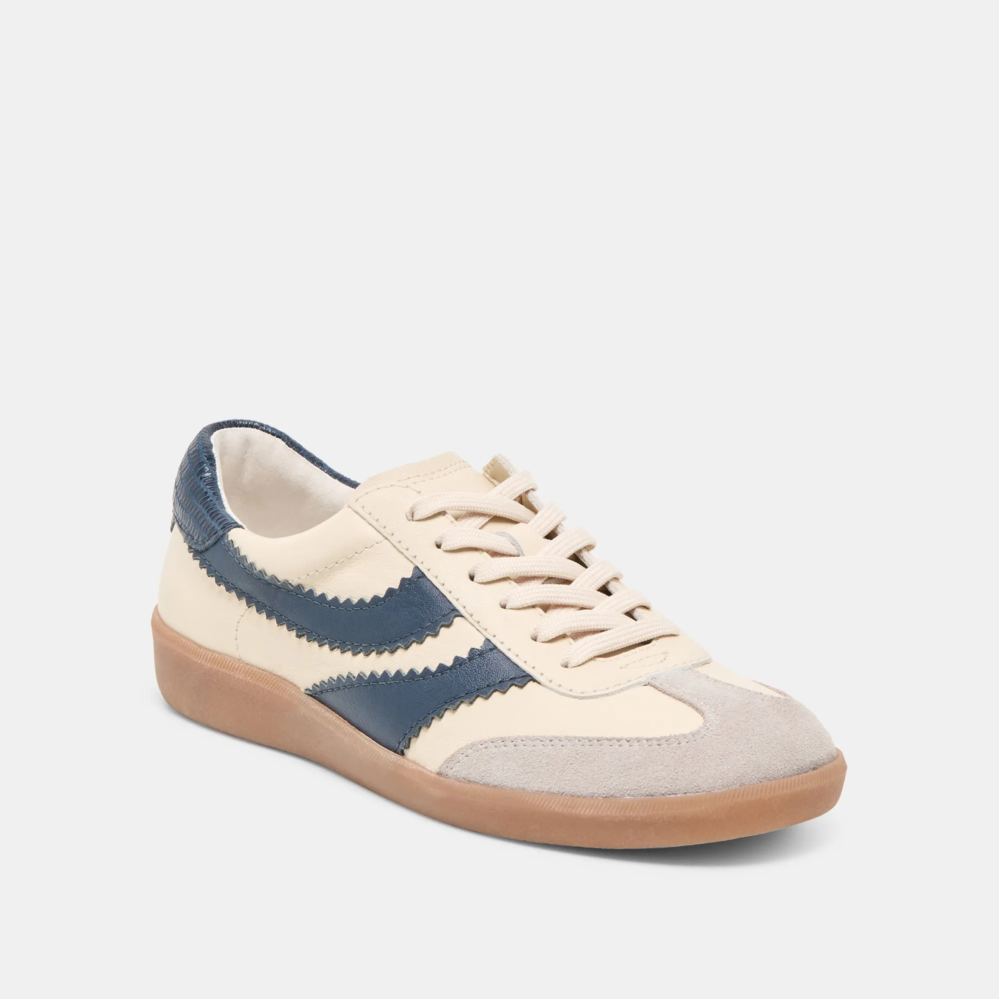 MERIT SNEAKERS WHITE NAVY LEATHER Chic Wear
