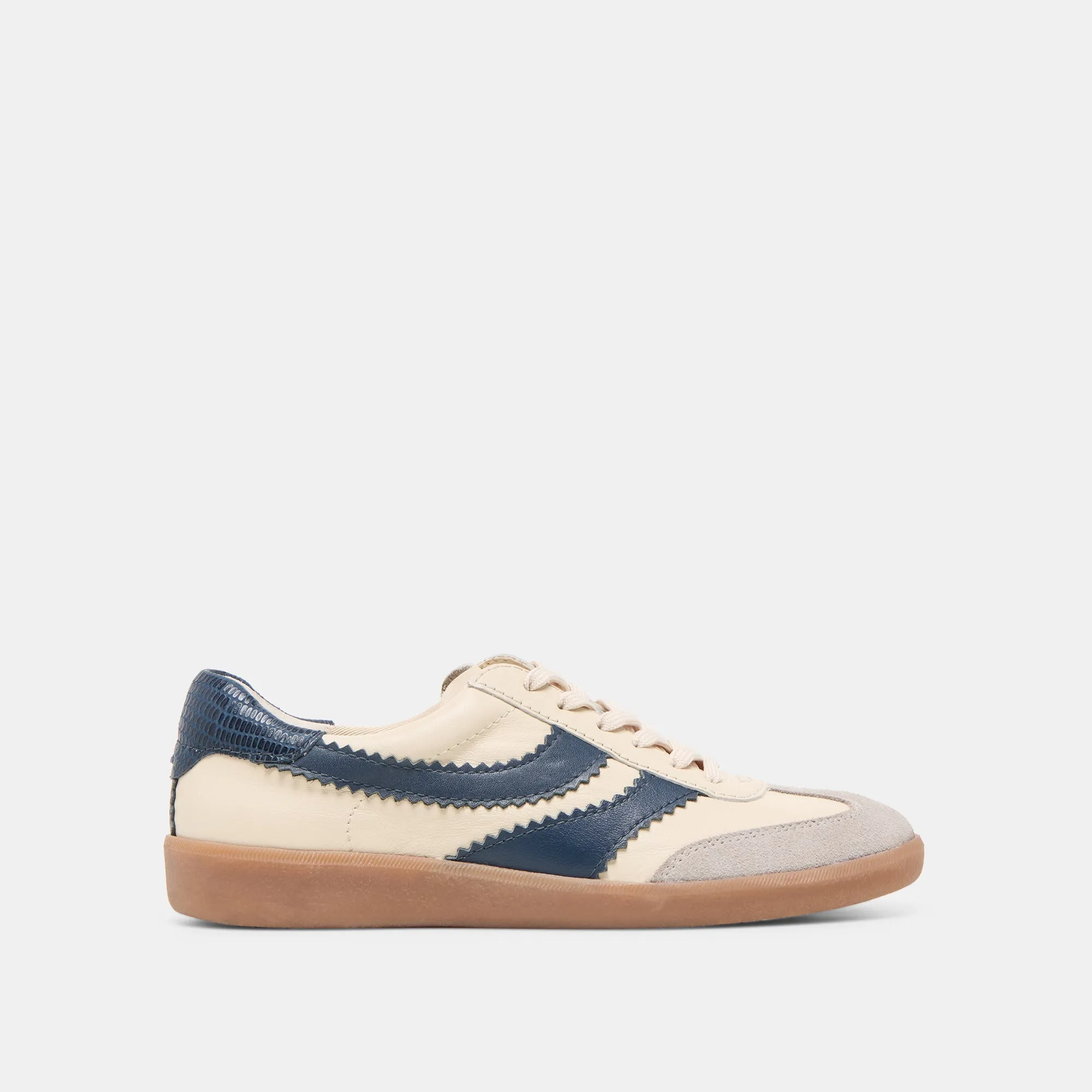 MERIT SNEAKERS WHITE NAVY LEATHER Comfortable Ride