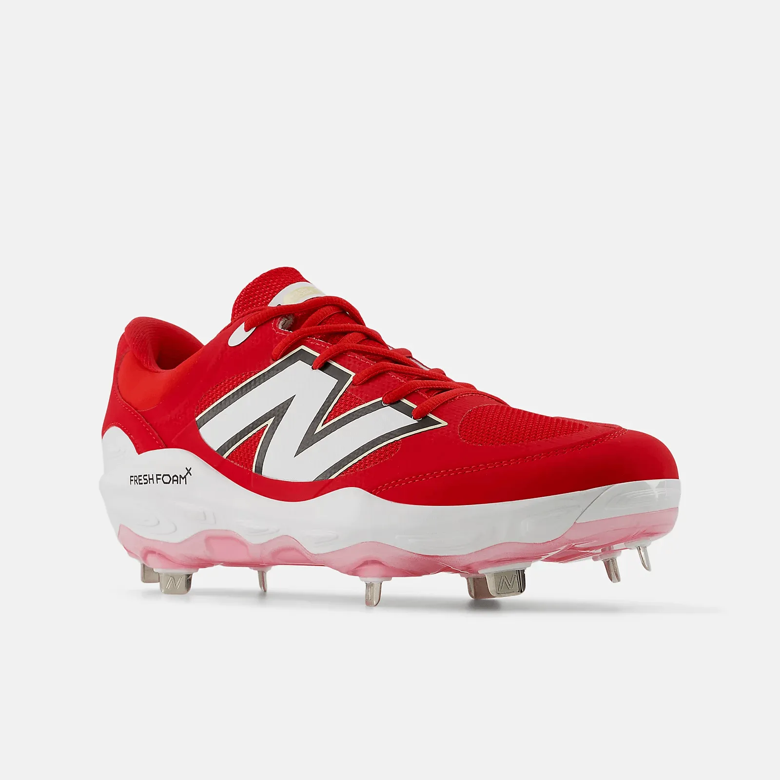 New Balance Men's Fresh Foam X 3000 v7 Metal Baseball Cleats - Red - L3000TR7 Urban Movement Flattering Fit