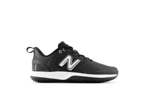 New Balance Men's Fresh Foam 3000 V6 Turf Baseball Shoes - Black with White - T3000SK6 Neutral Colors Ultra light