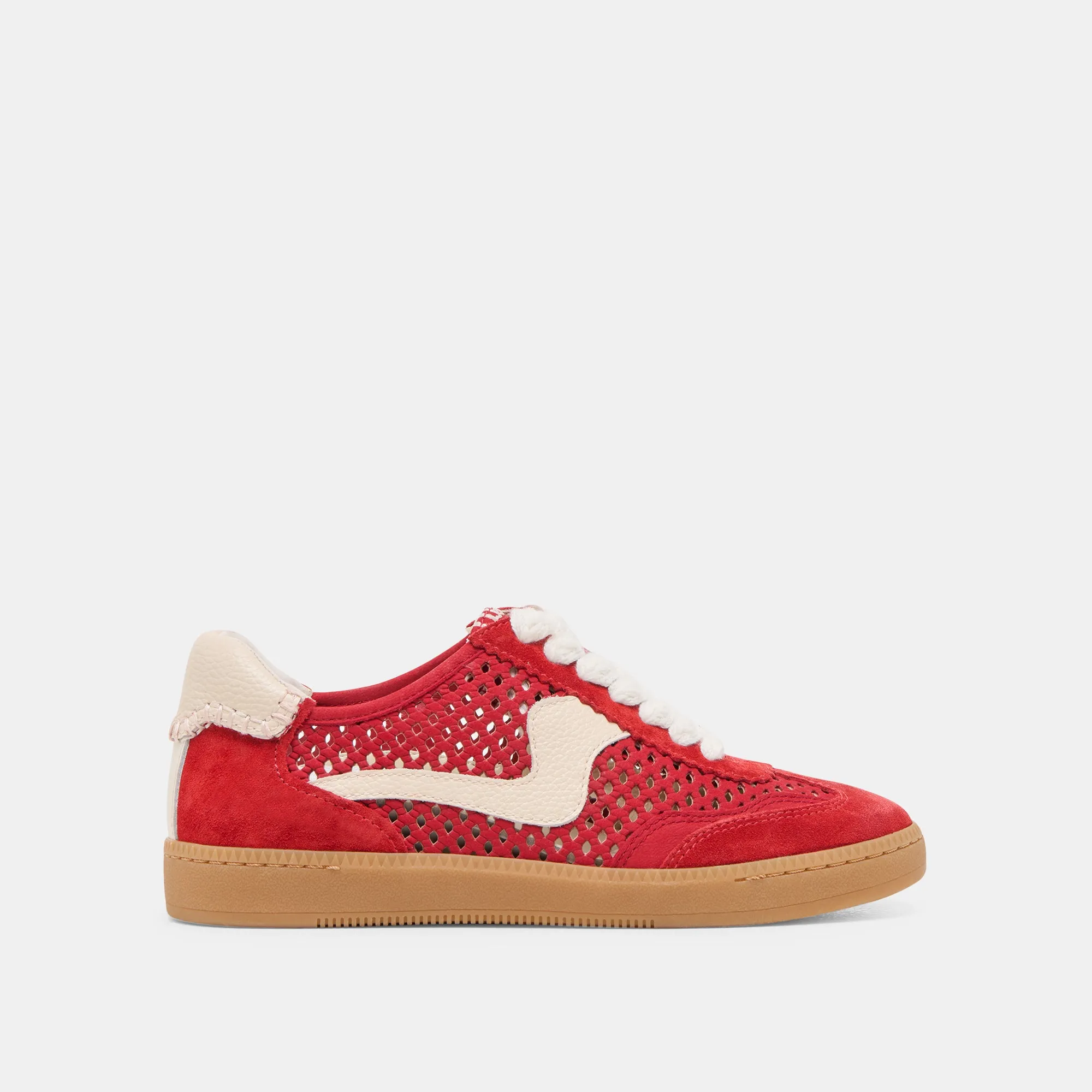 NOTICE SNEAKERS CHERRY PERFORATED NUBUCK Active Movement