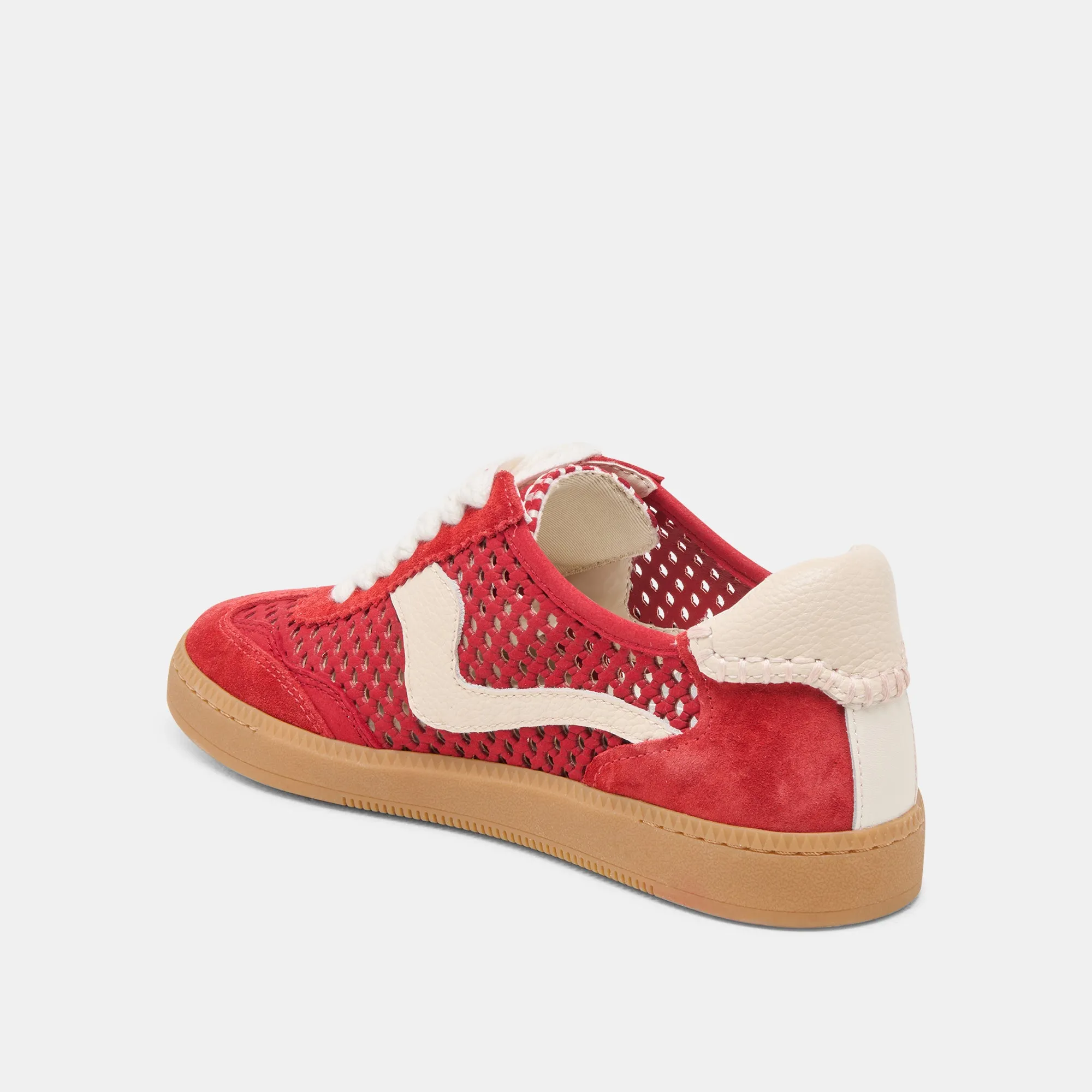 Agility Step NOTICE SNEAKERS CHERRY PERFORATED NUBUCK