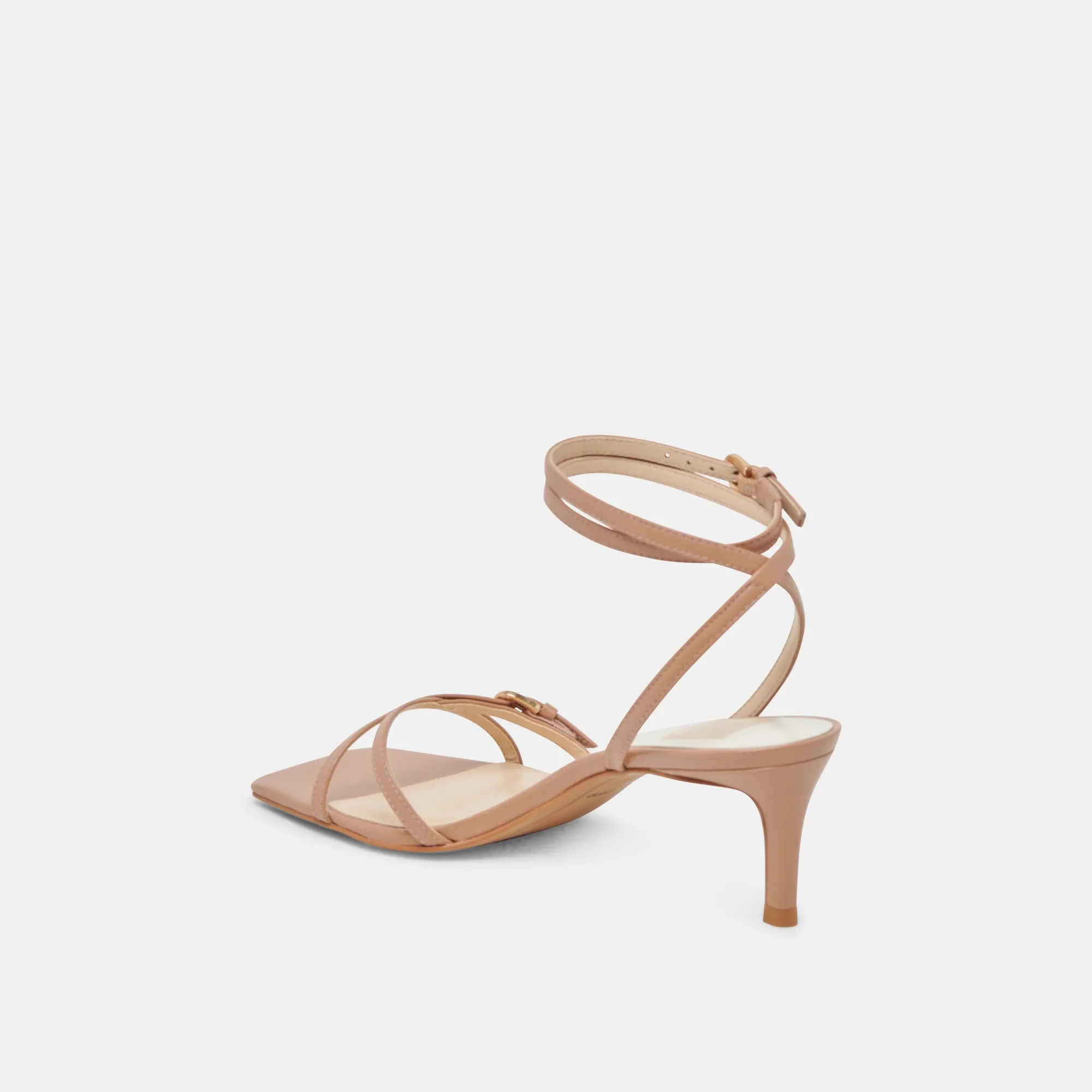 Heels for Spring BAMBY HEELS WHISKEY LEATHER