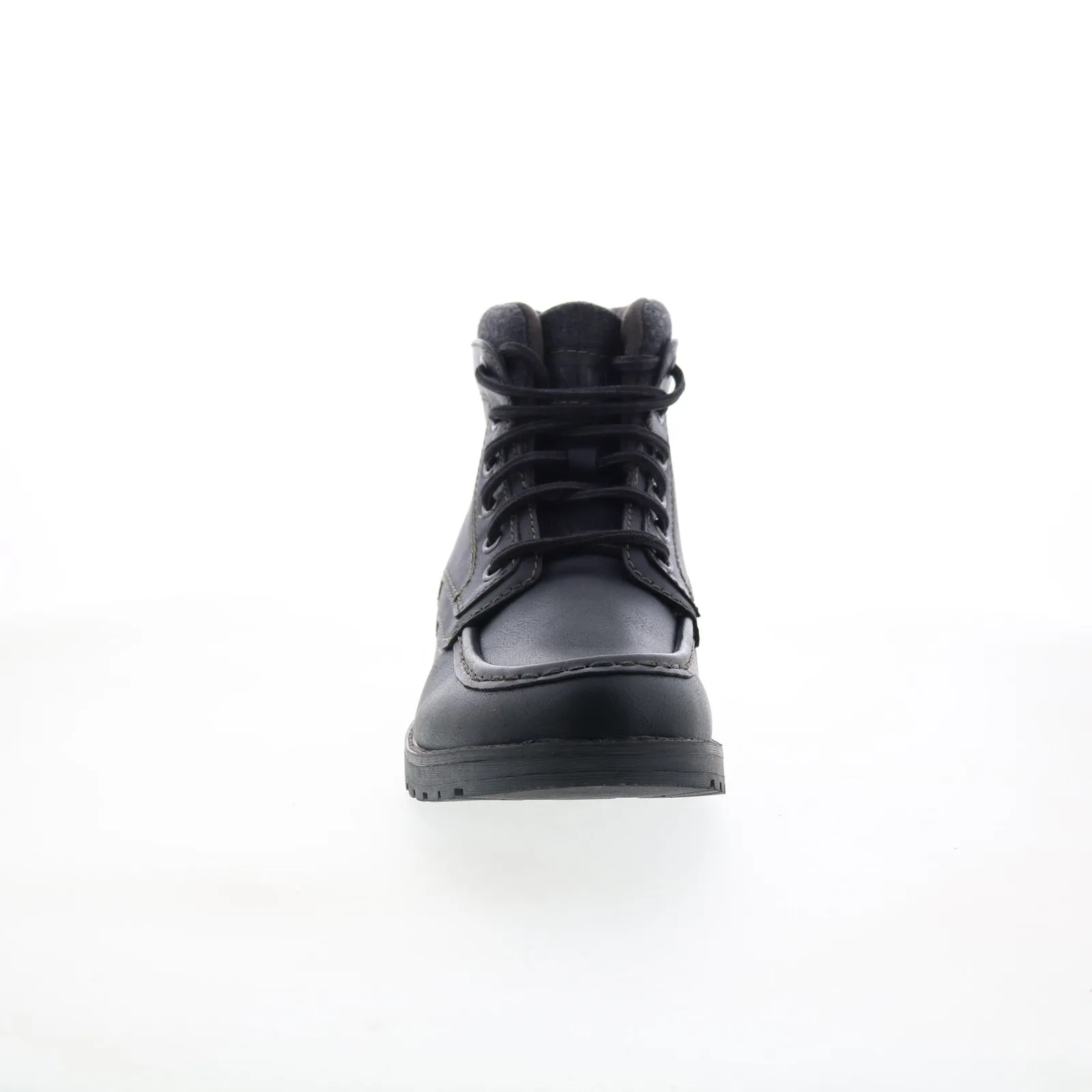 Anti-Slip Function Practical Style Eastland Drak Moc Toe 4714-01 Mens Black Synthetic Lace Up Casual Dress Boots