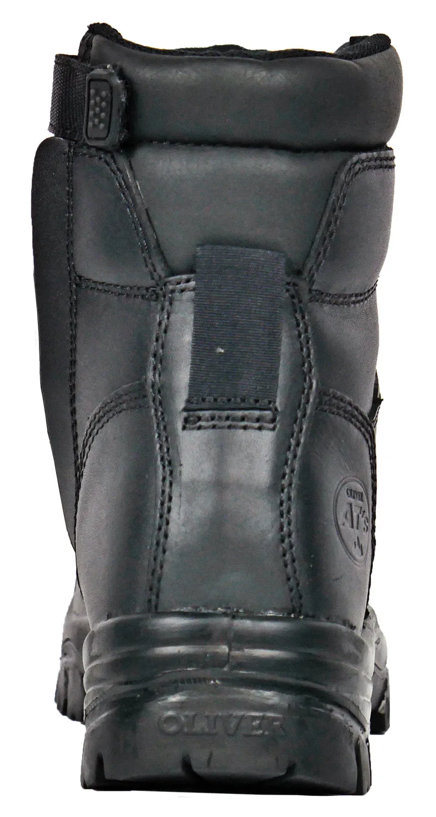 Oliver by Honeywell Oliver AT45 Black Composite Toe WP Mens Black Boots Military Style Minimal Look