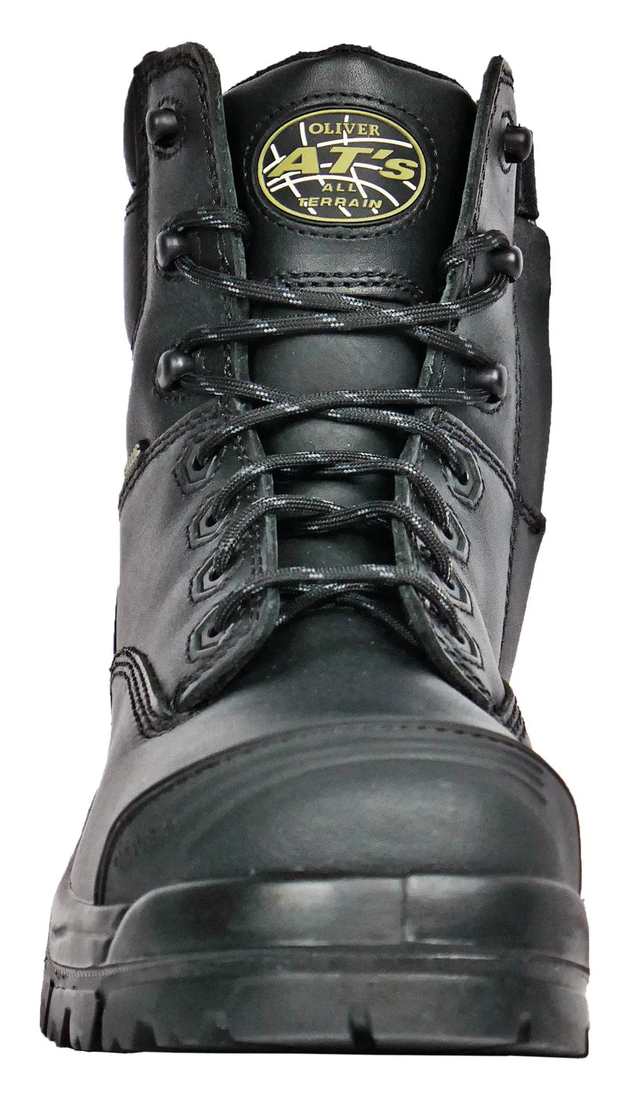 High-Performance Footwear Solid Stitching Oliver by Honeywell Oliver AT45 Black Composite Toe WP Mens Black Boots
