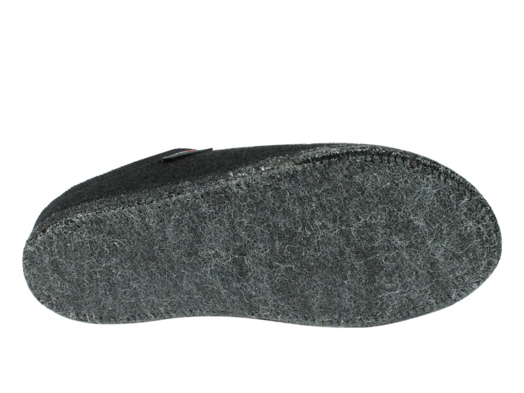 slow walk Haflinger Slippers Alaska Black