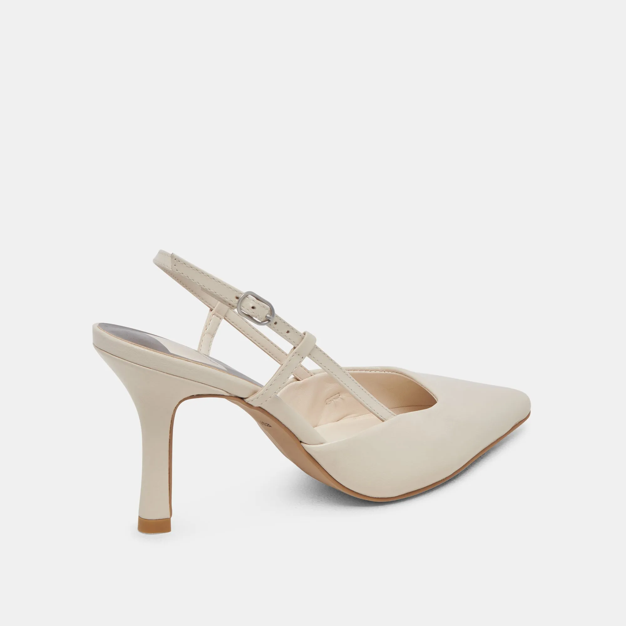 KIM HEELS IVORY CRINKLE PATENT Professional Office Shoes Sexy Platform Heels