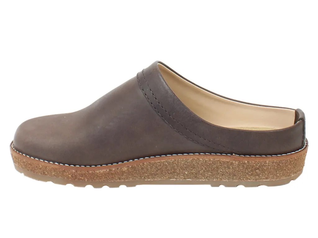World Walk Haflinger Leather Clogs Travel Brown 748