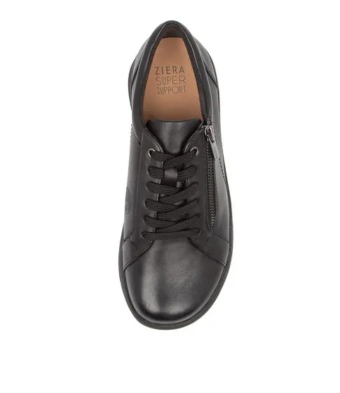ZIERA SOLAR BLACK/BLACK SOLE Performance material