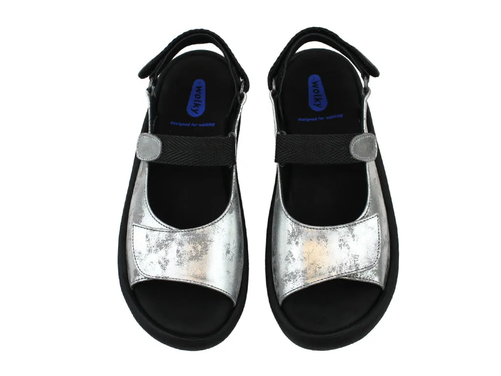Walk Ready Wolky Sandals Jewel Amalia Grey