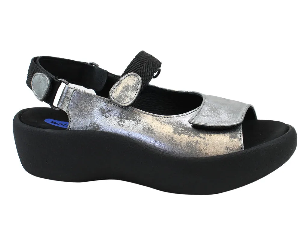Relaxed Walking Wolky Sandals Jewel Amalia Grey