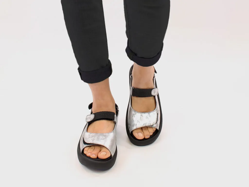 Water Play Comfortable Travel Shoes Wolky Sandals Jewel Amalia Grey