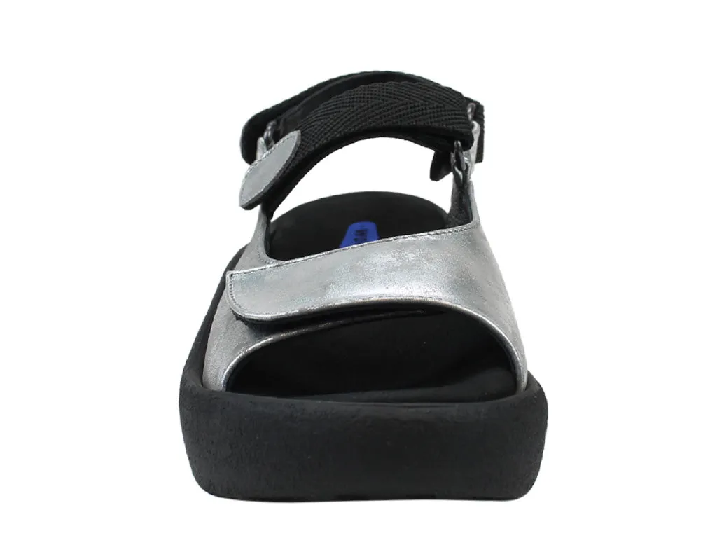 Adventure Time Adjustable Straps Wolky Sandals Jewel Amalia Grey