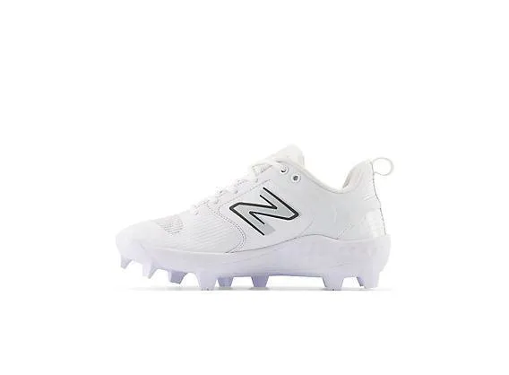 Seamless grip New Balance Women's Fresh Foam Velo V3 Molded Softball Cleats - White - SPVELOW3