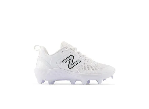 Fitness Edge Soft Fabric New Balance Women's Fresh Foam Velo V3 Molded Softball Cleats - White - SPVELOW3