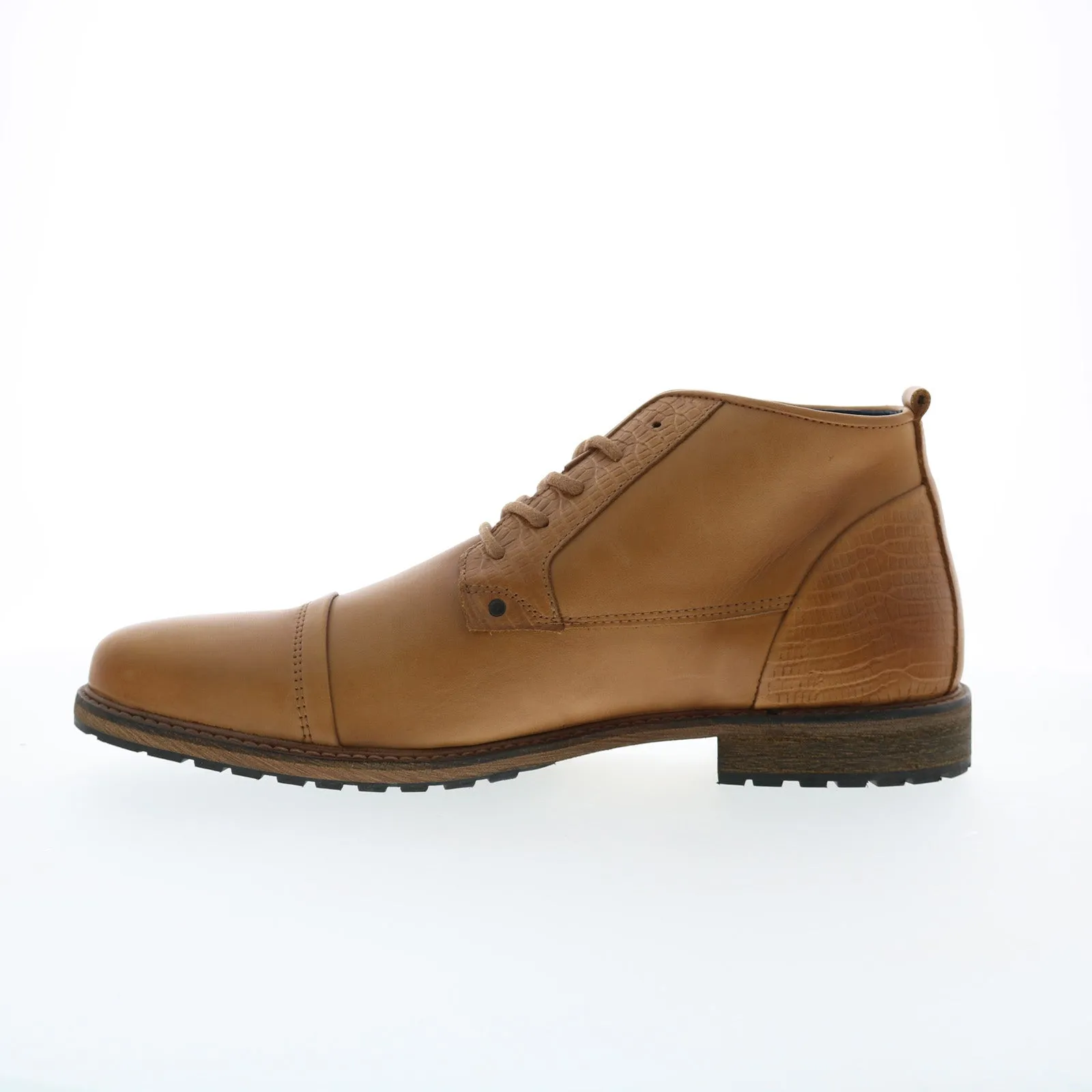 Parc City Boot Co. Biscayne 77298-BD-52 Mens Brown Leather Chukkas Boots Dust proof