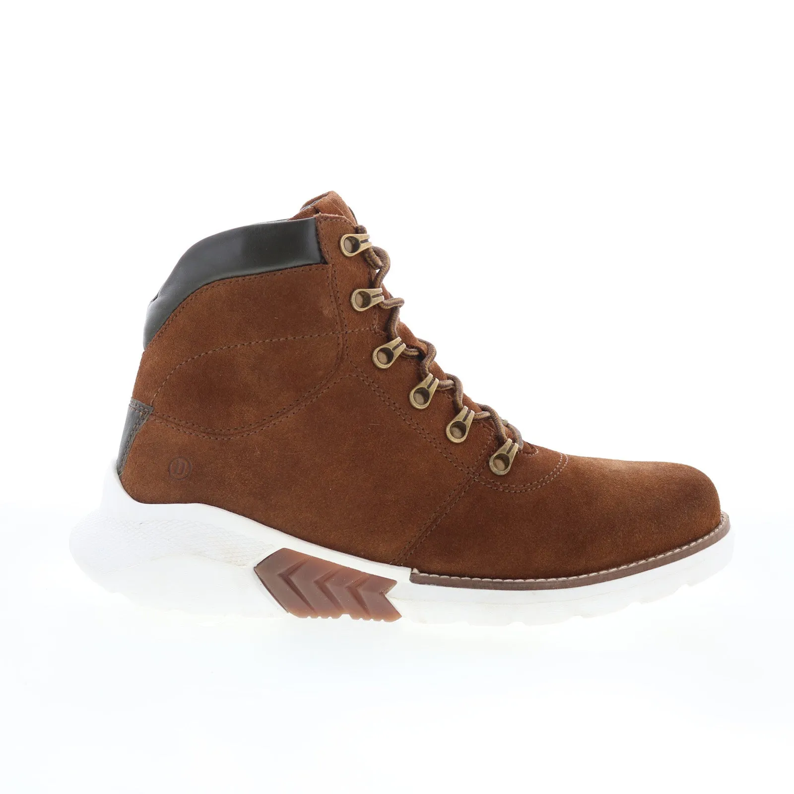 Dingo Traffic Zone Lace-Up DI-308 Mens Brown Suede Casual Dress Boots Cold resistant Protective Design