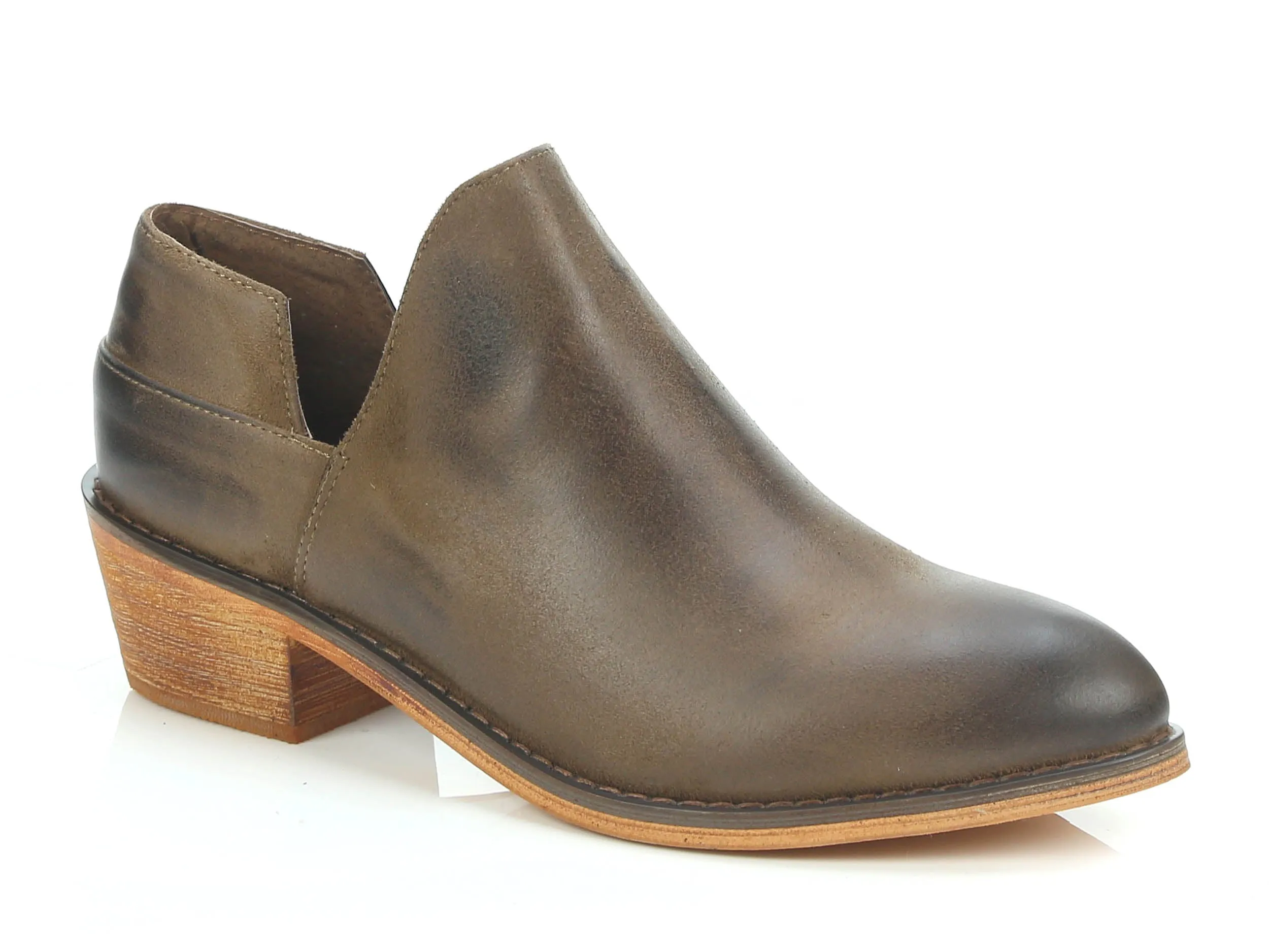 Jessica Ankle Boots Stone Gray Soft Lining