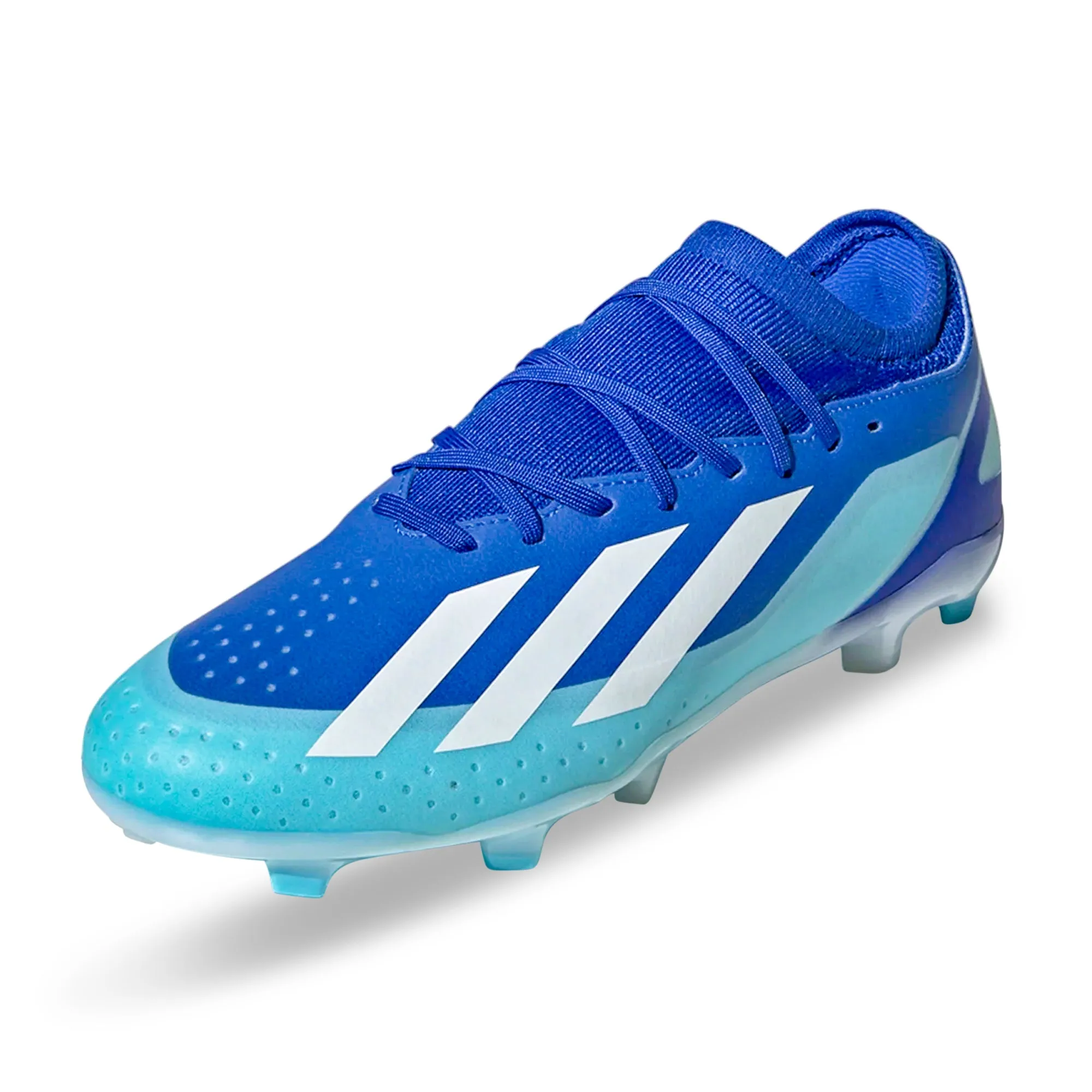 adidas X Crazyfast.3 Firm Ground Soccer Cleats (Bright Royal/Bliss Blue) Game Discipline Power Focus