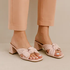 BRESLEY ANISTON PEACH Pink Stiletto Heels