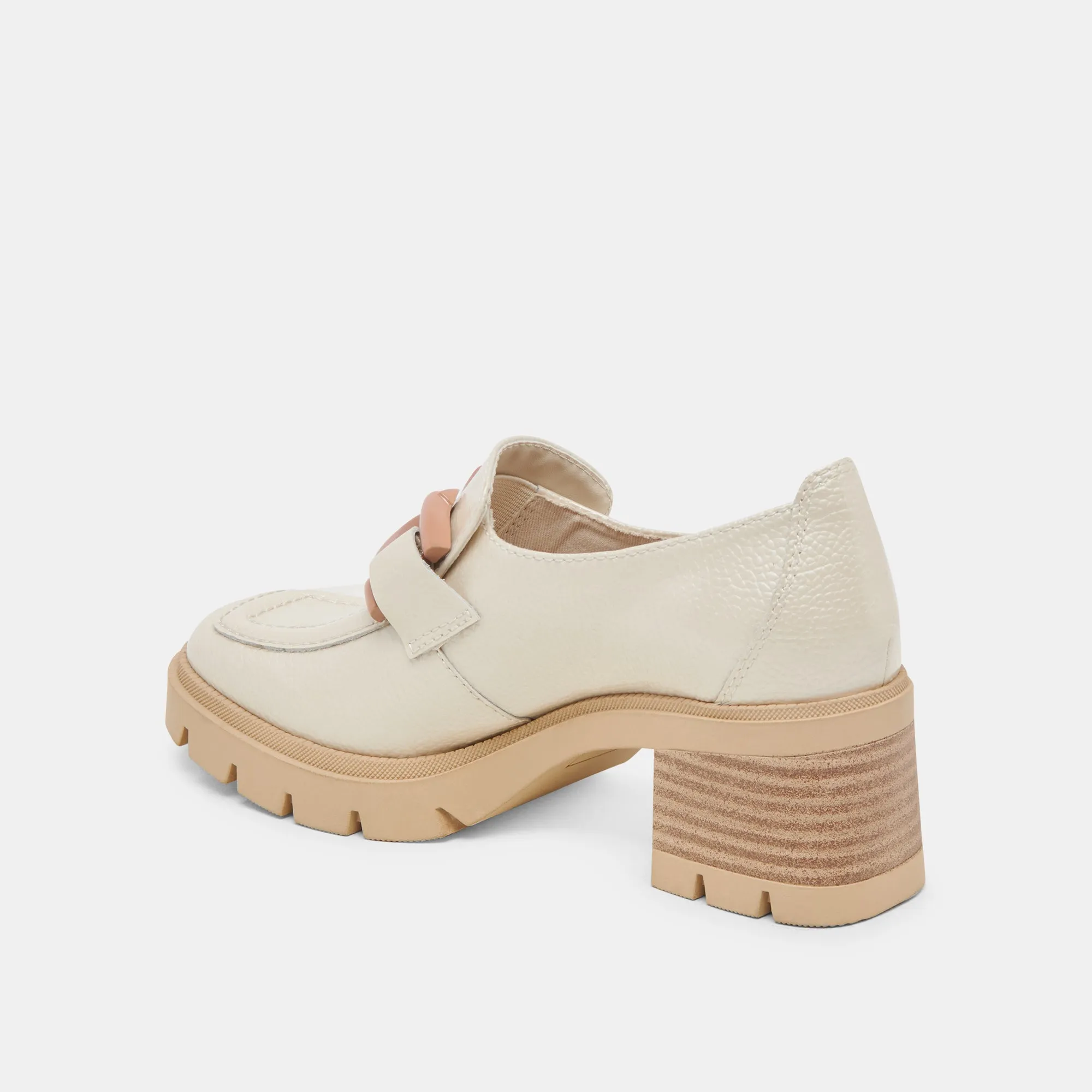 synthetic material HAROLD HEELS IVORY PATENT LEATHER