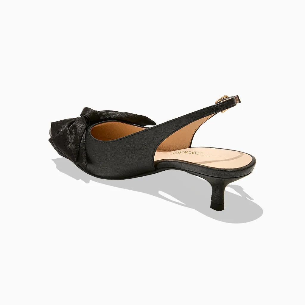 Debra Sling Back Kitten Heel Step Tall Storm Proof