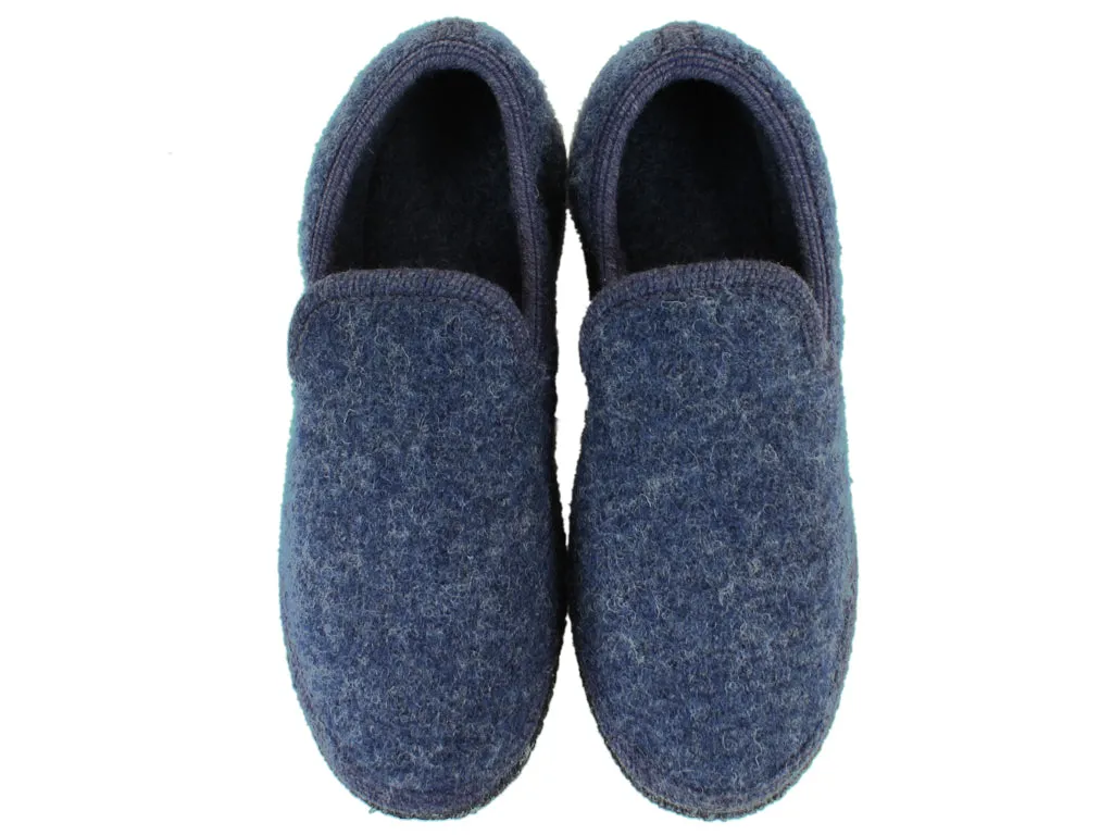Haflinger Slippers Loafer Jeans Bright Gold