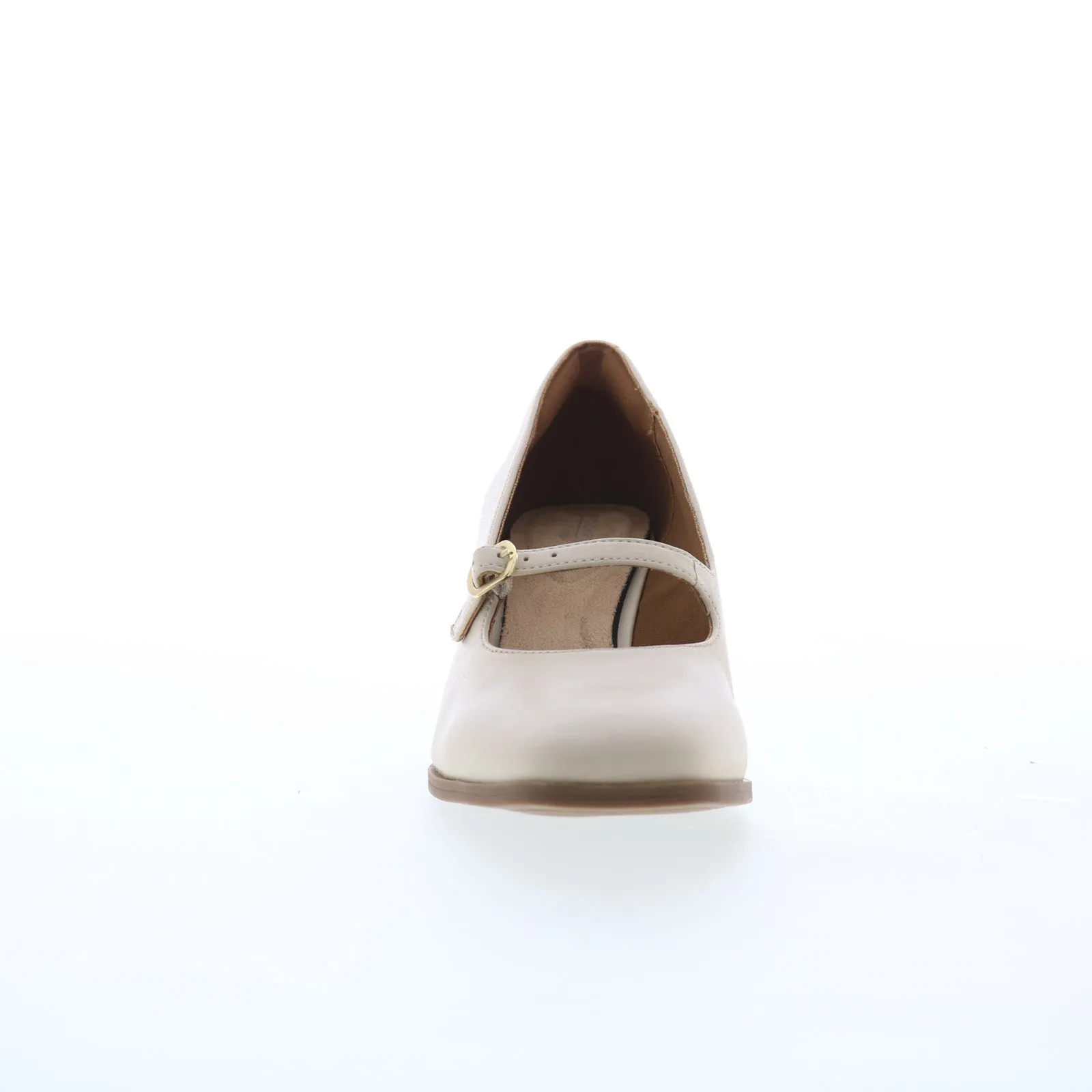 Rockport Violetta Mary Jane CJ3333 Womens Beige Leather Pumps Heels Shoes Abrasion resistant Glam Heeled Sandals
