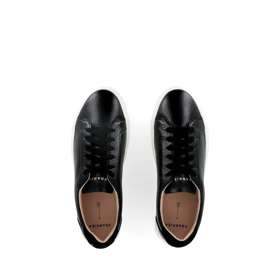 MIM IV - BLACK TUMBLED LEATHER Retro-inspired support