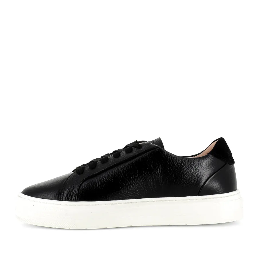 MIM IV - BLACK TUMBLED LEATHER Durable flexibility Versatile