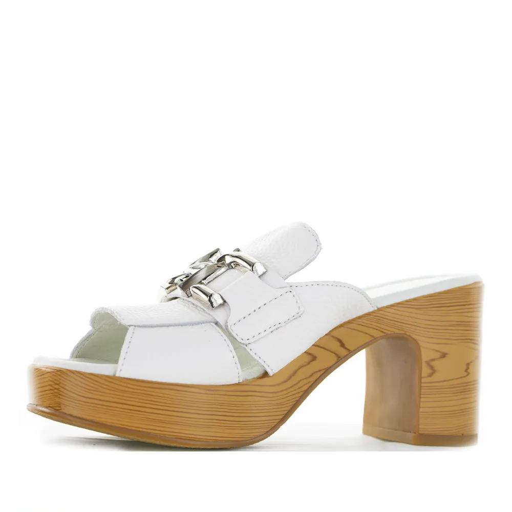 TAMARA LONDON BLINDER WHITE Reinforced toe