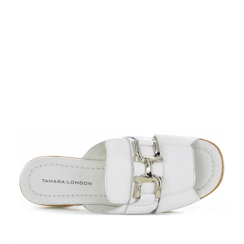 TAMARA LONDON BLINDER WHITE thick - soled Versatile lining